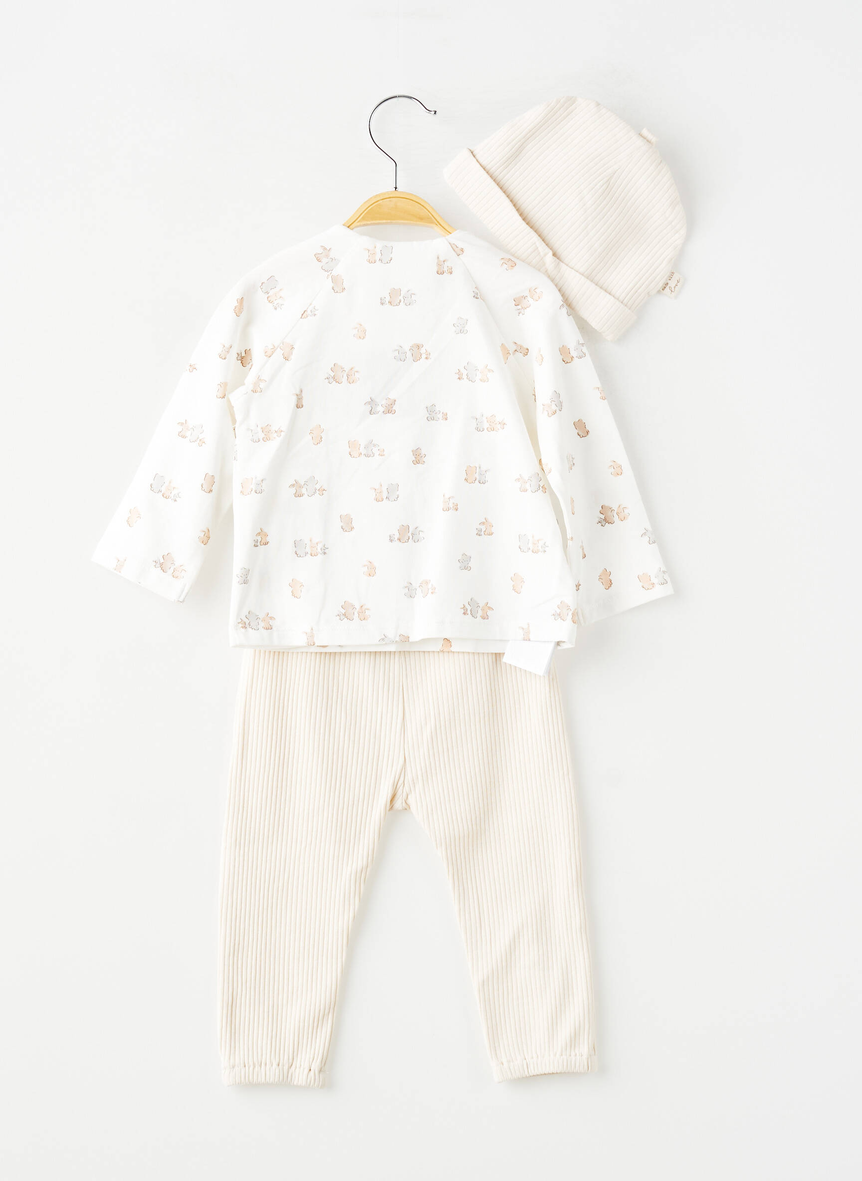 Ensemble pantalon coupe droite beige MAYORAL enfant