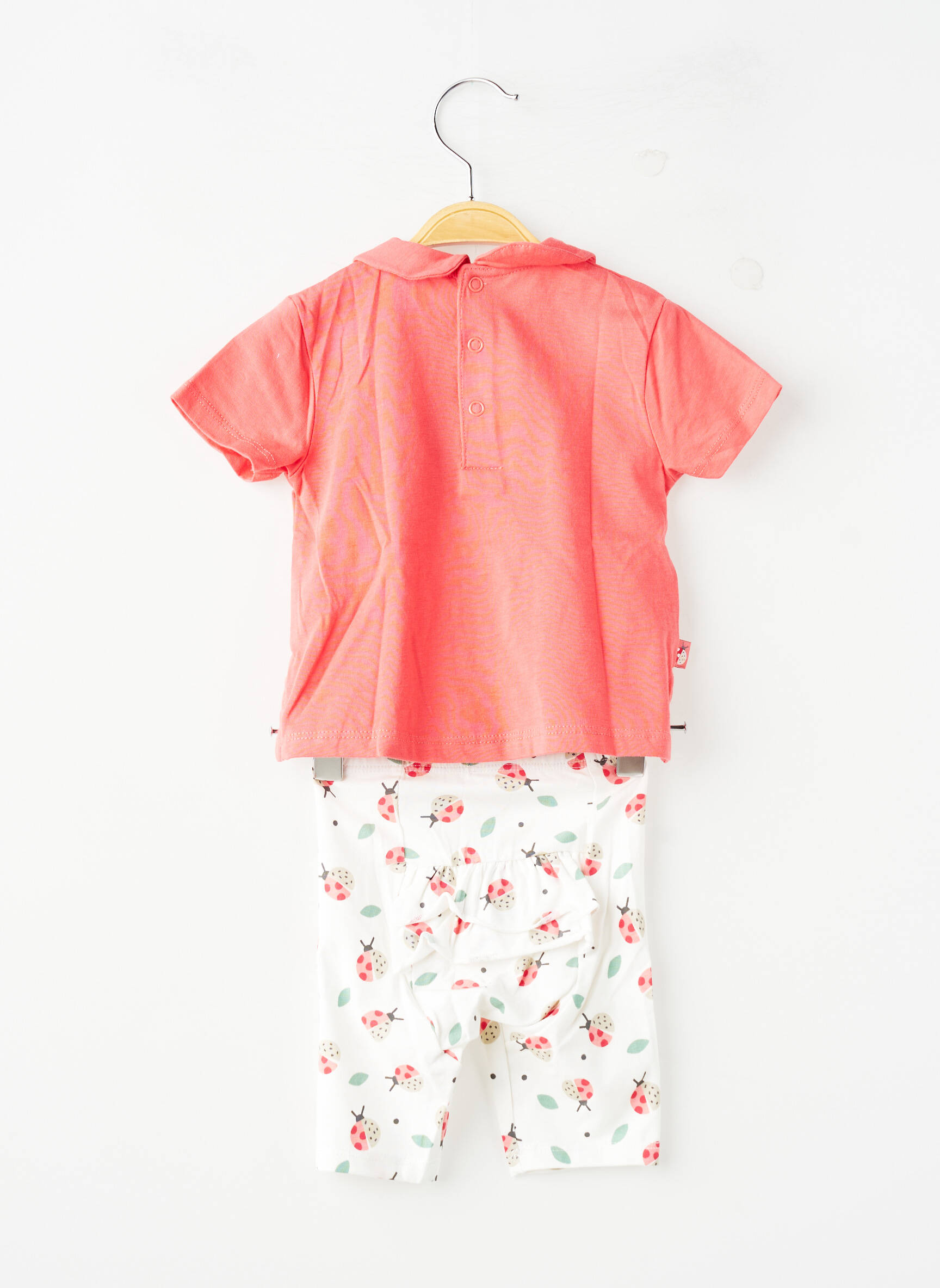Ensemble pantalon type de haut t-shirt rouge BOBOLI fille