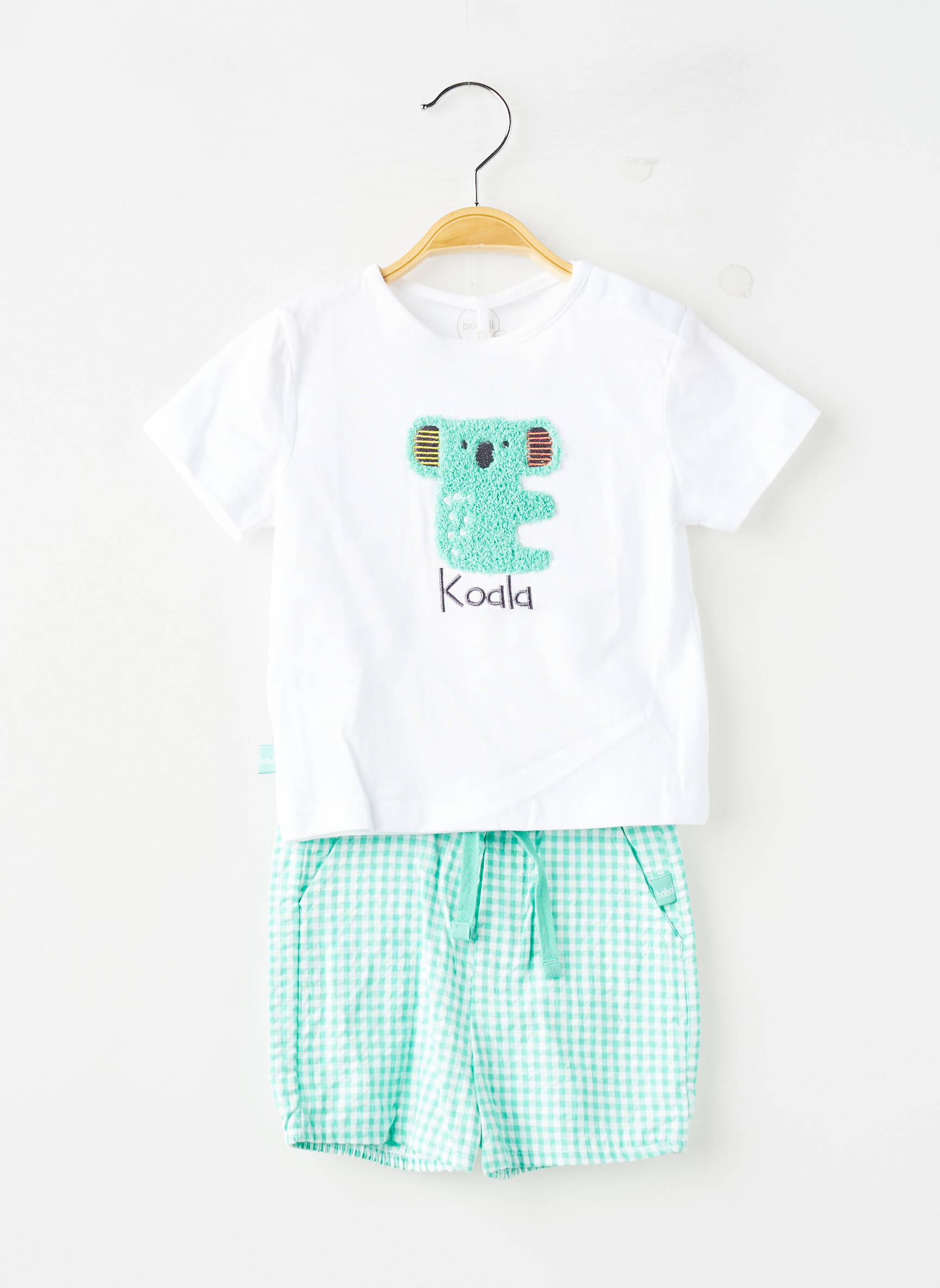 Ensemble short vert BOBOLI enfant