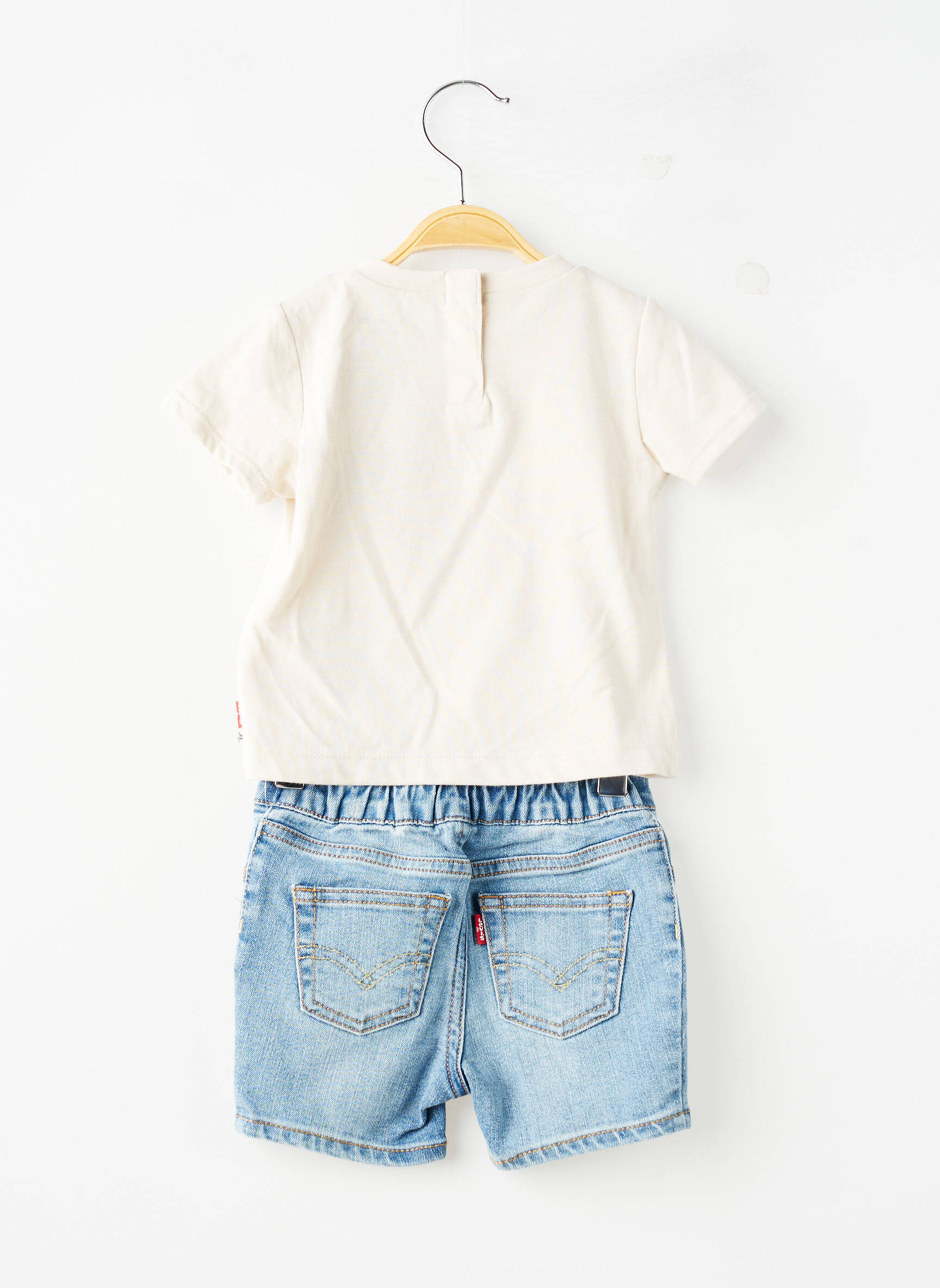 Ensemble short coupe droite bleu LEVI'S garçon