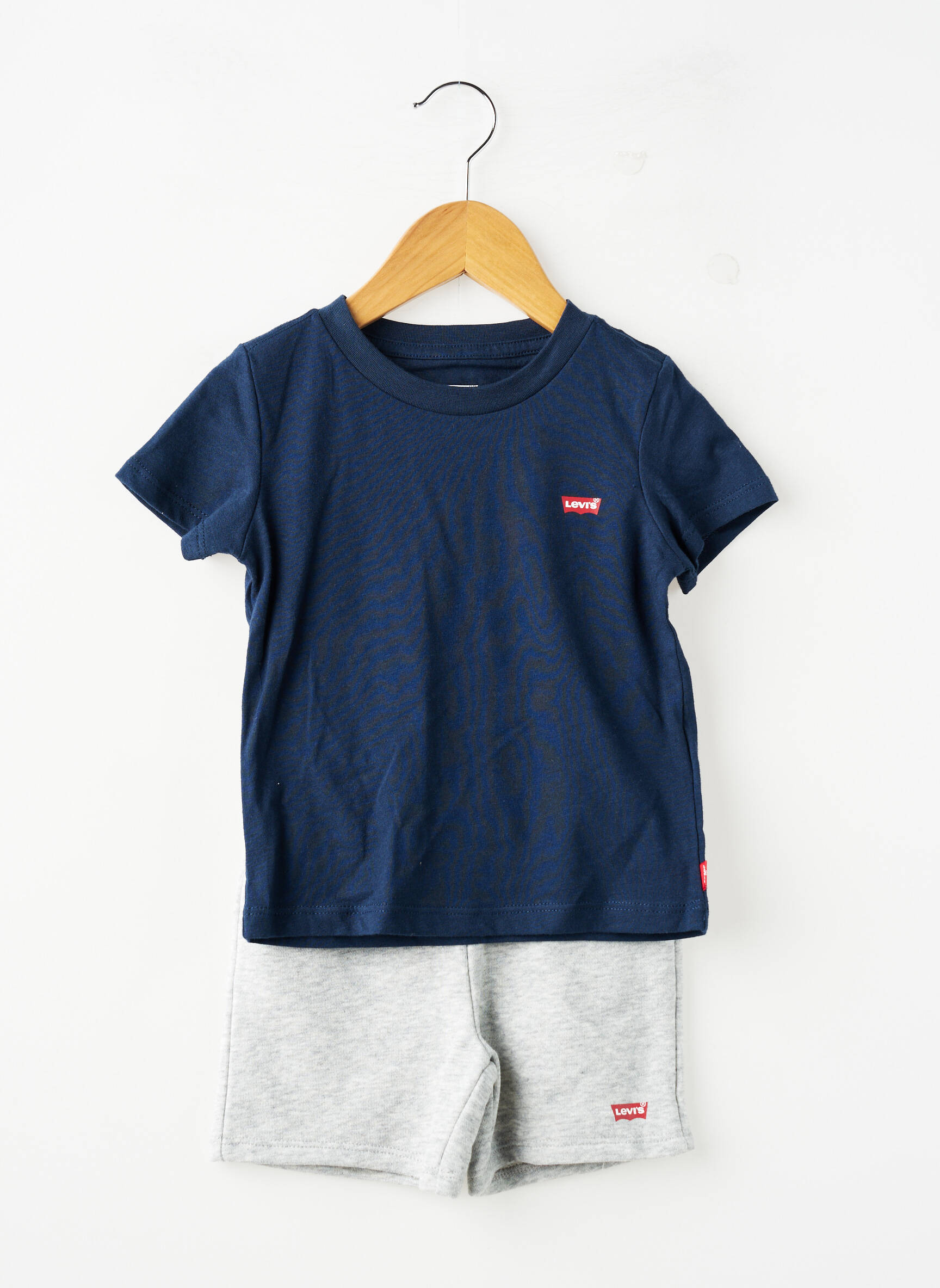 Ensemble short coupe droite bleu LEVI'S garçon