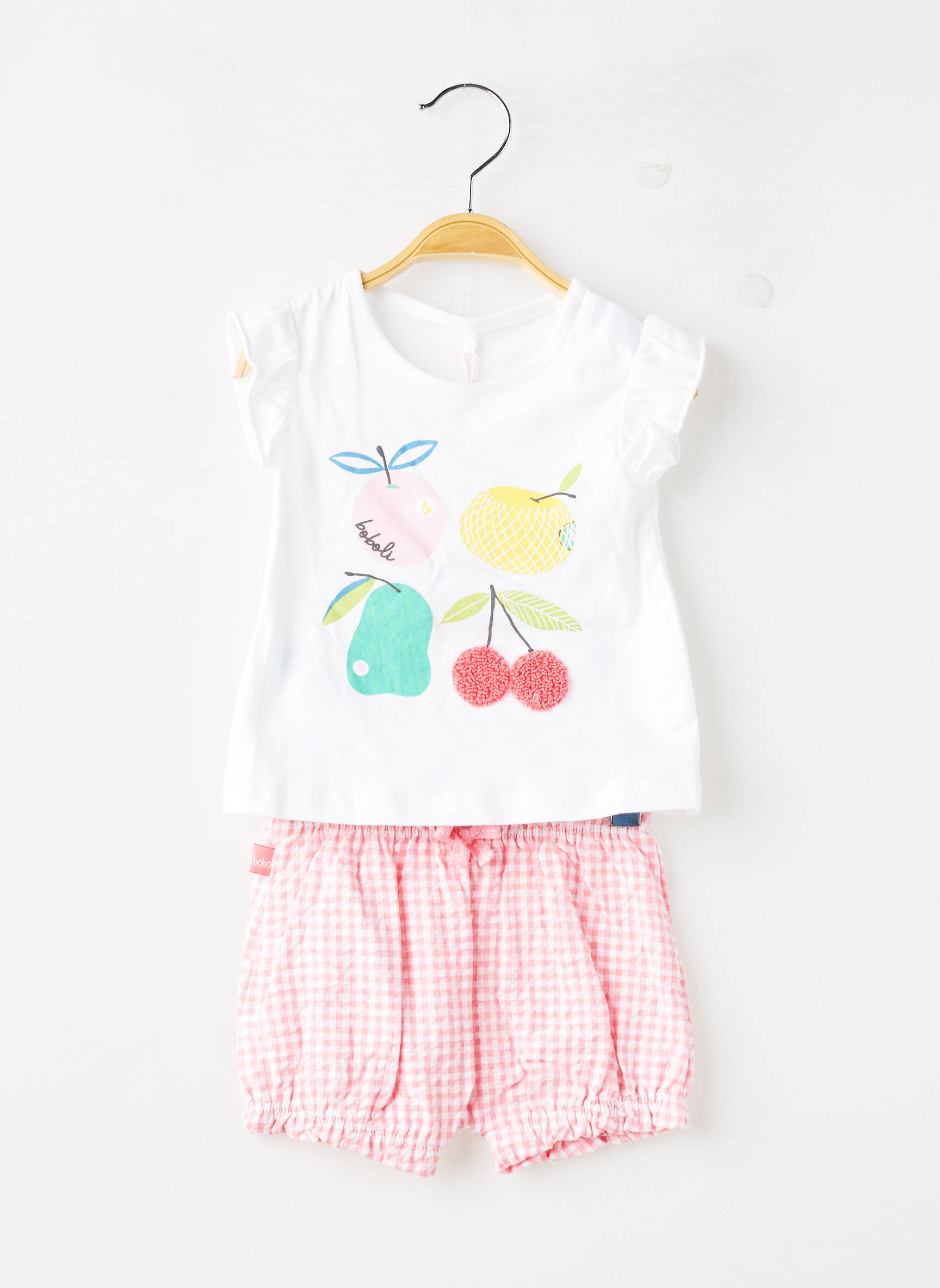 Ensemble short imprimé fantaisie rose BOBOLI fille