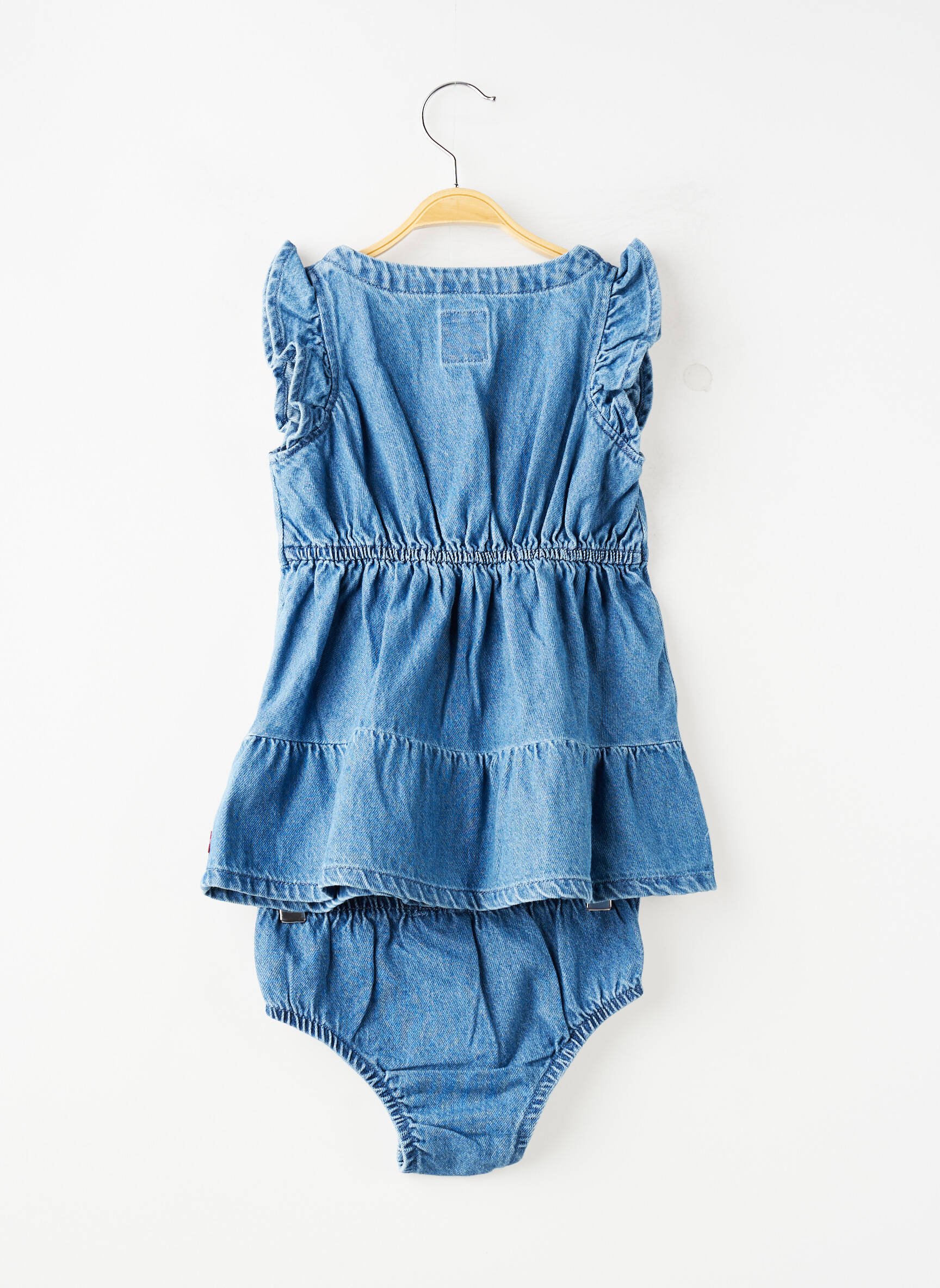 Ensemble short coupe évasée bleu LEVI'S fille