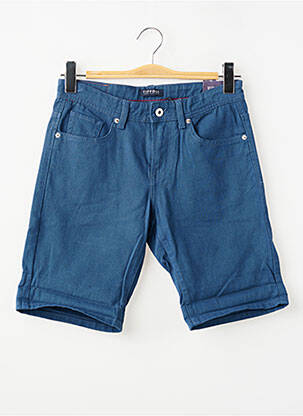 Bermuda tissage denim taille ajustable bleu TIFFOSI garçon
