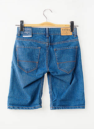 Bermuda tissage denim taille ajustable bleu TIFFOSI garçon