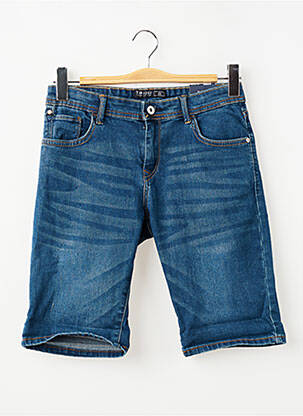 Bermuda tissage denim taille ajustable bleu TIFFOSI garçon