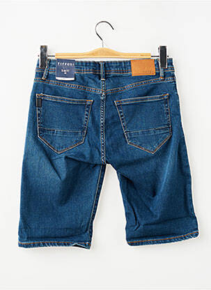 Bermuda tissage denim taille ajustable bleu TIFFOSI garçon