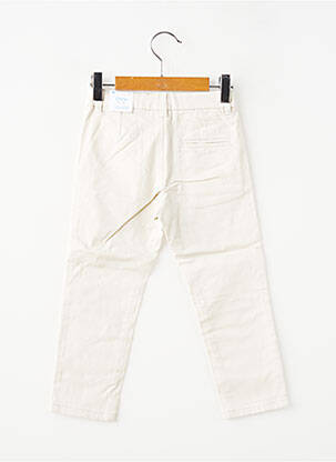 Pantalon chino tissage popeline taille ajustable beige MAYORAL garçon