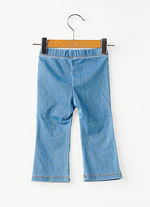 Pantalon flare stretch taille élastique bleu MAYORAL fille