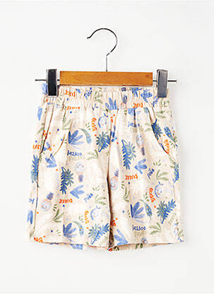 Short stretch taille élastique beige NOPPIES garçon