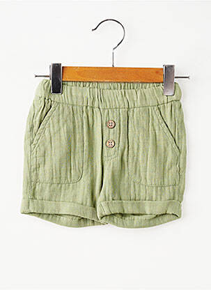 Short poches taille élastique vert MAYORAL garçon