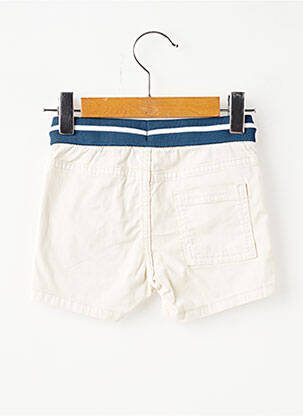 Short tissage popeline taille élastique beige MAYORAL garçon