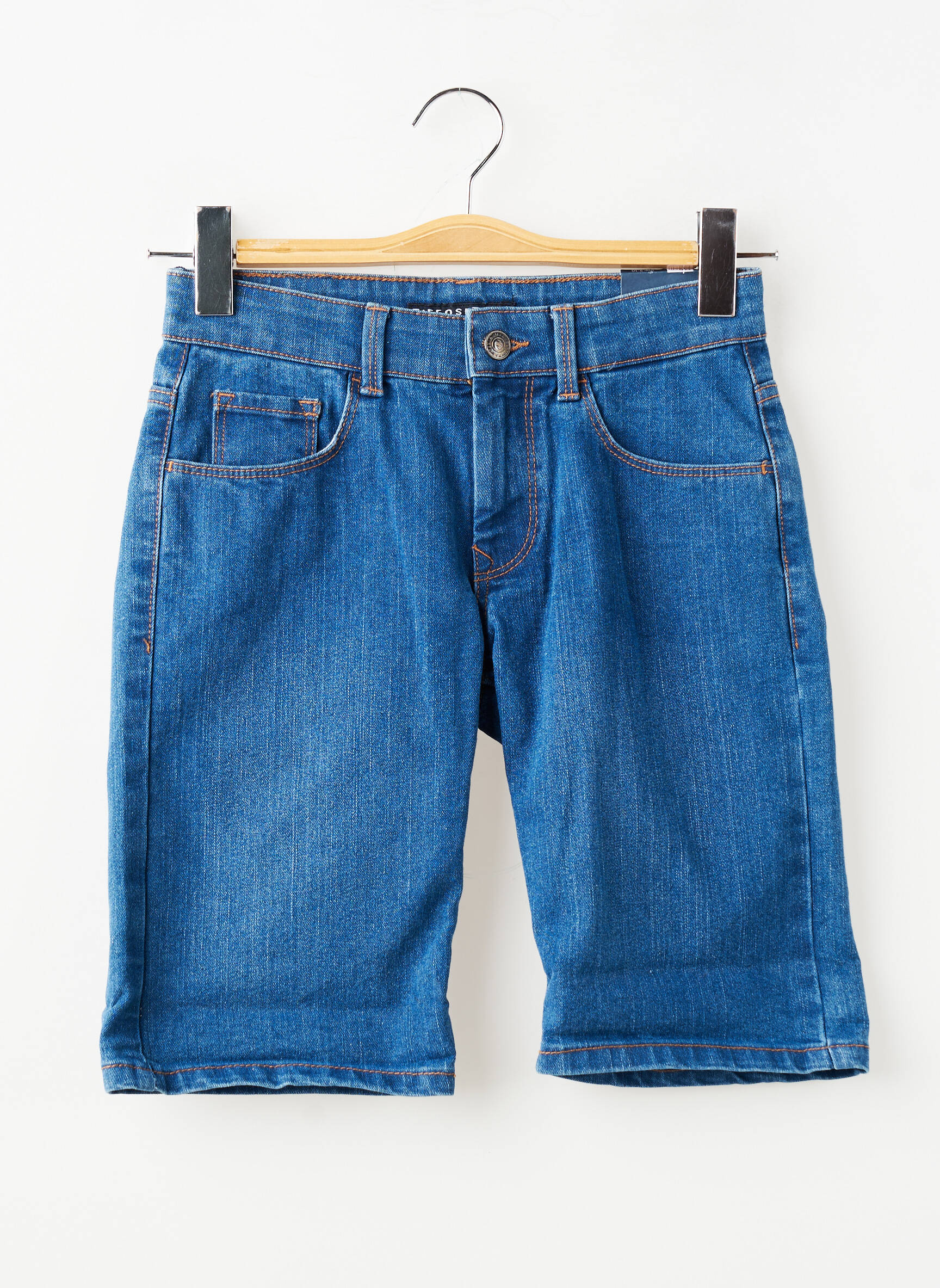 Bermuda tissage denim taille ajustable bleu TIFFOSI garçon