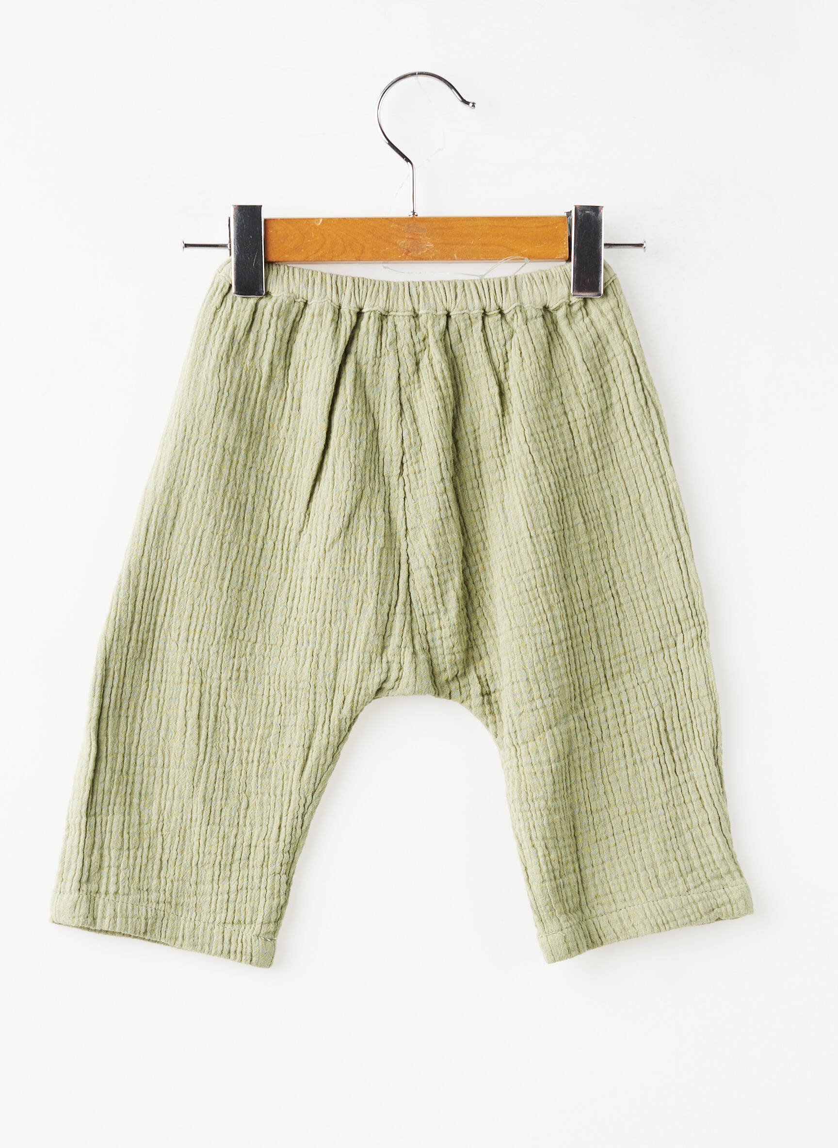Sarouel taille élastique taille élastique vert NOPPIES garçon