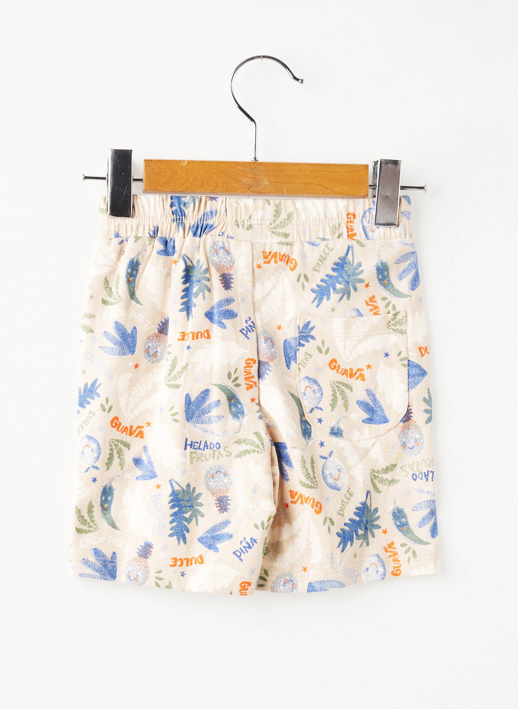 Short stretch taille élastique beige NOPPIES garçon