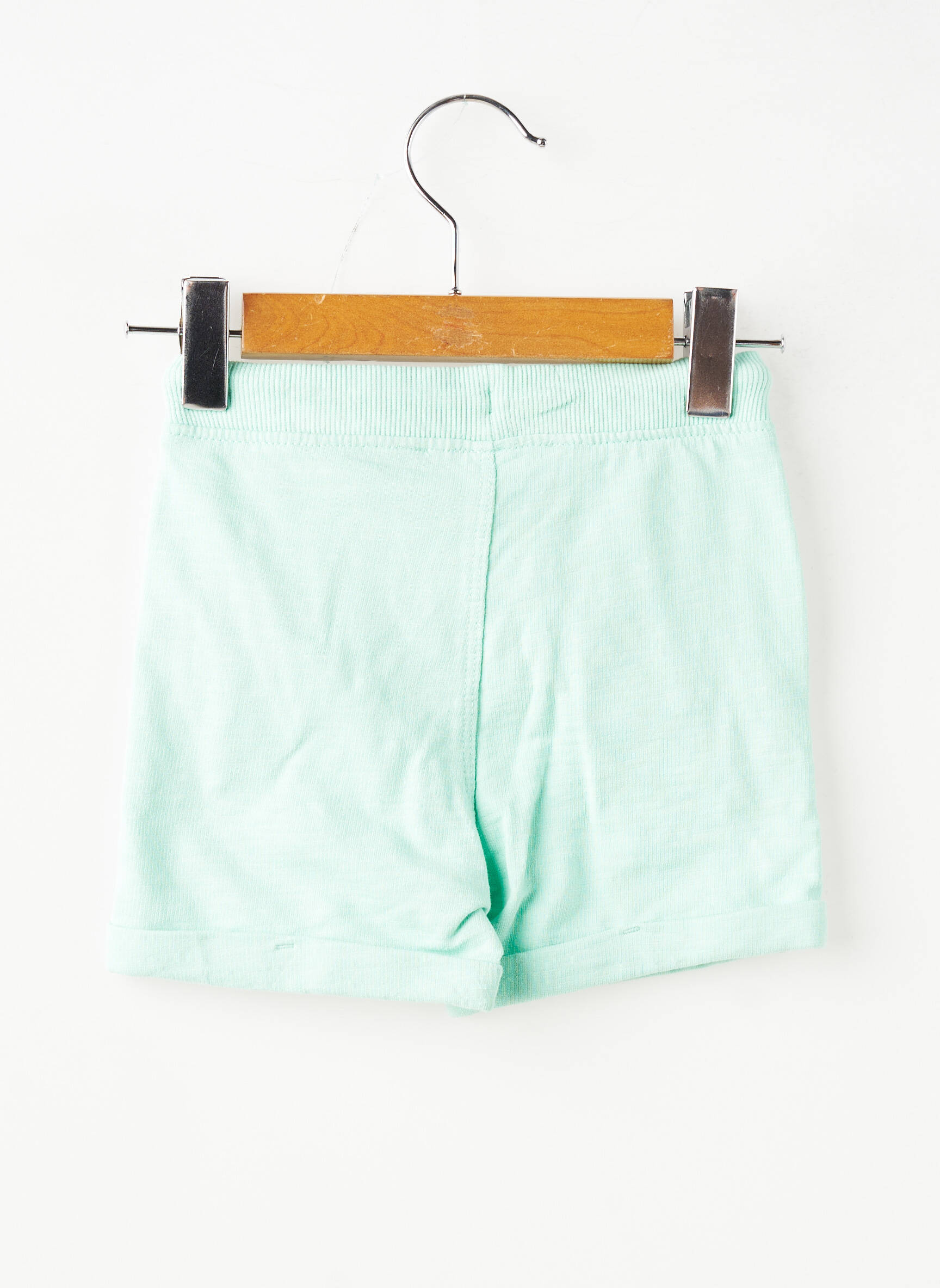 Short stretch taille élastique vert BOBOLI garçon