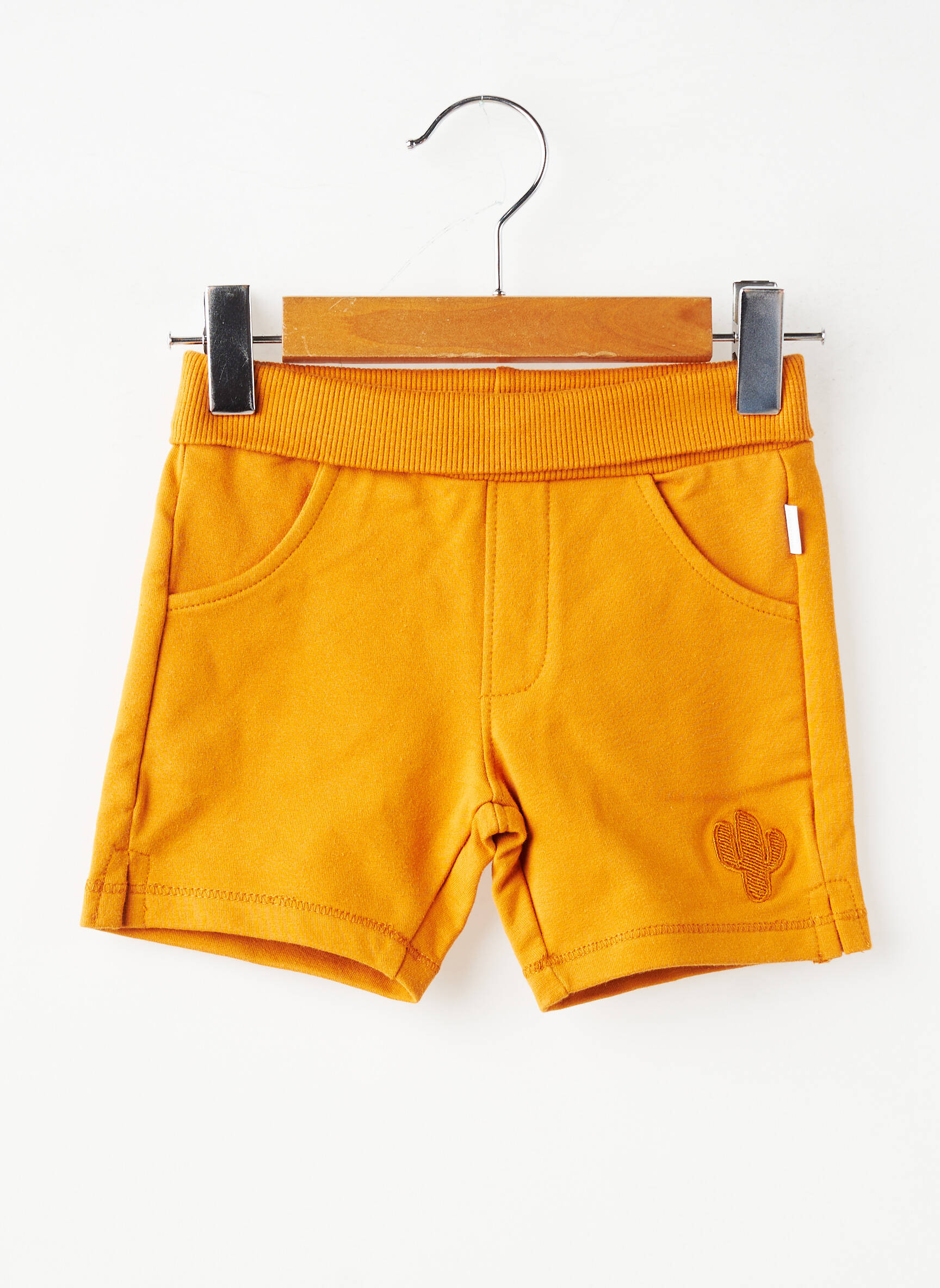 Short poches taille élastique orange NOPPIES garçon