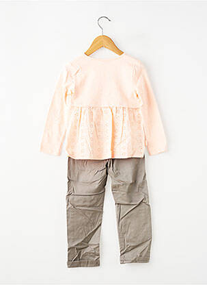 Ensemble pantalon coupe droite rose BOBOLI fille
