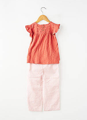 Ensemble pantalon bas pantalon orange BOBOLI fille