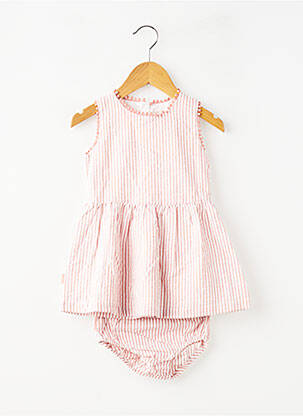Ensemble short taille élastique rose BOBOLI fille