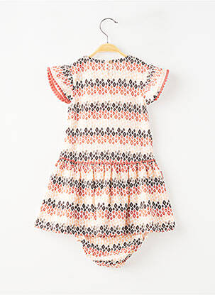 Ensemble short imprimé fantaisie orange BOBOLI fille
