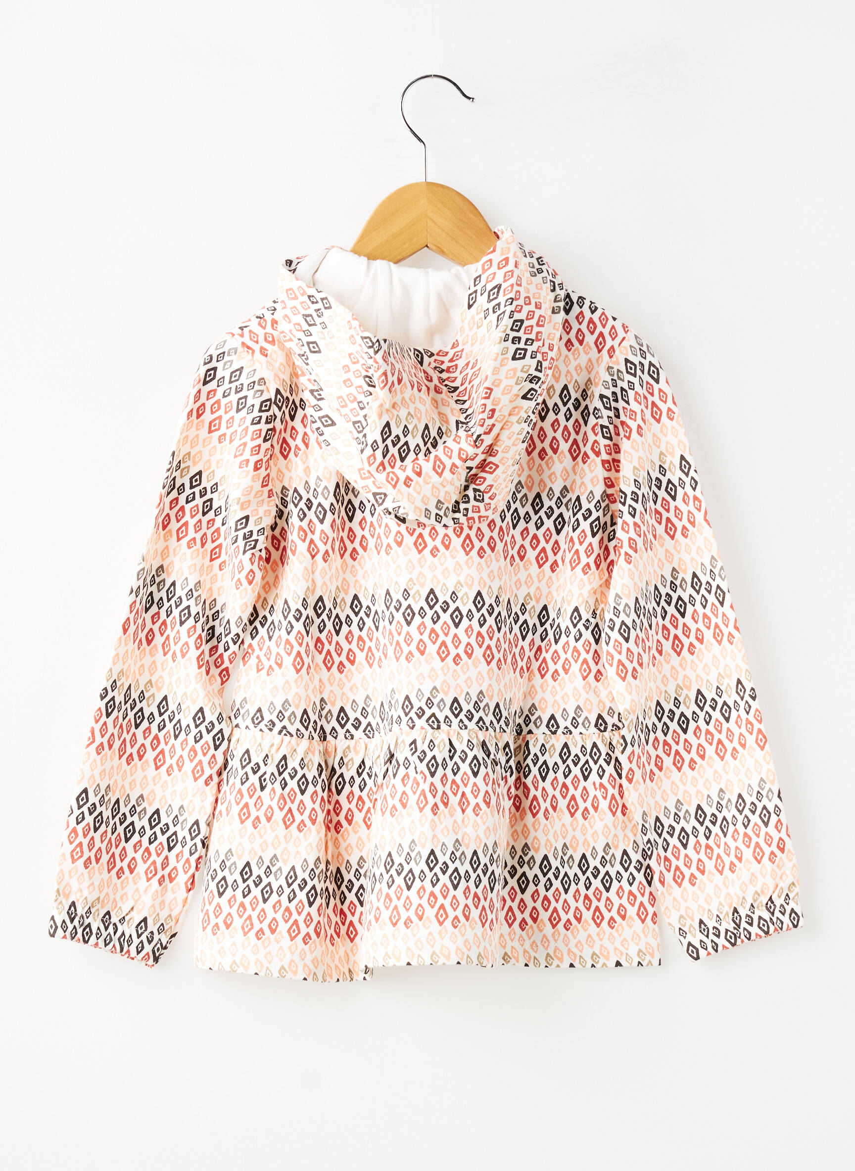 Veste casual coupe droite blanc BOBOLI fille