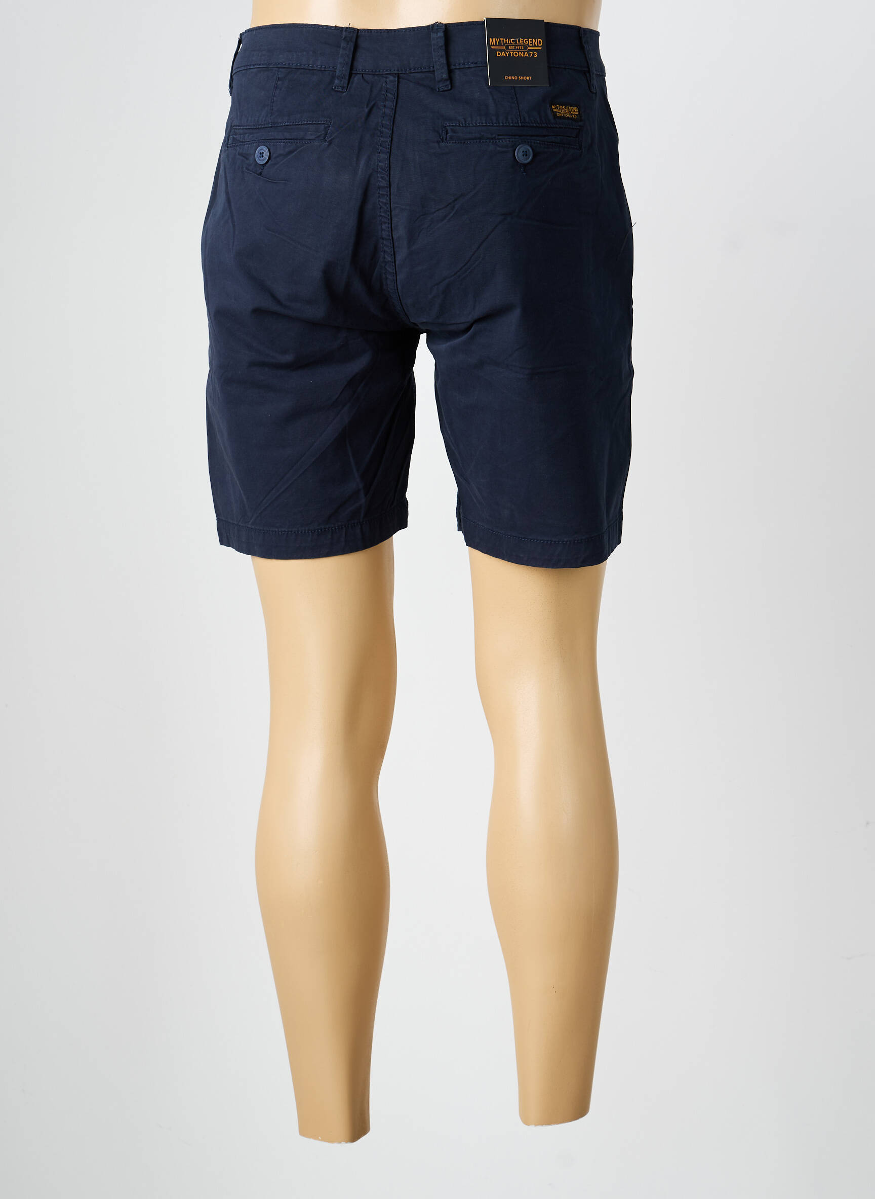 Bermuda stretch taille normale bleu DAYTONA homme