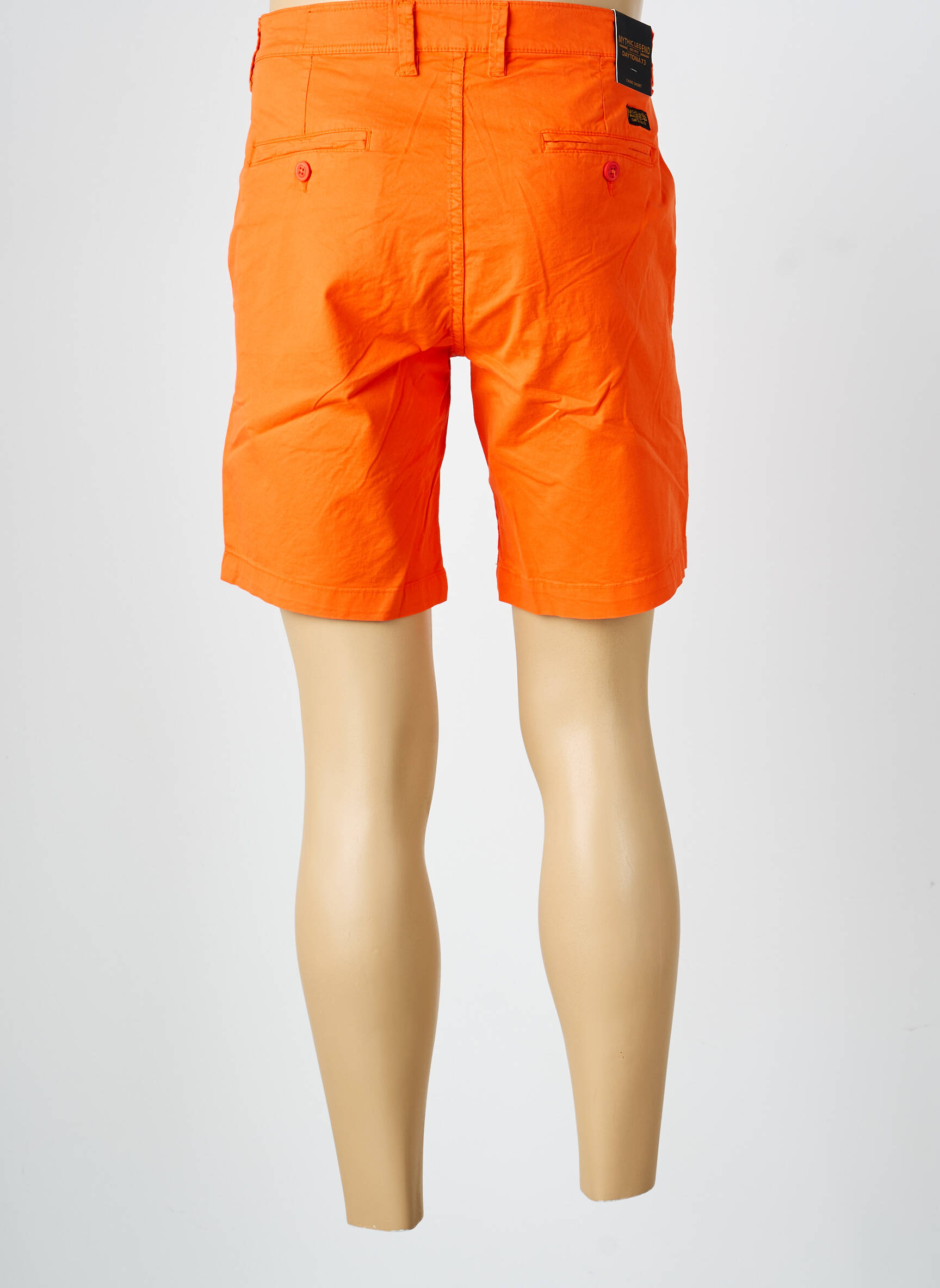 Bermuda stretch taille normale orange DAYTONA homme