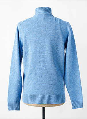 Pull col camionneur manches longues bleu DAYTONA homme