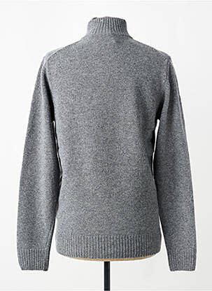 Pull col camionneur manches longues gris DAYTONA homme
