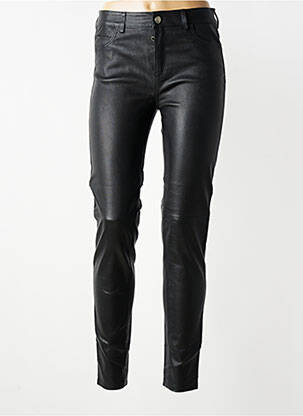 Pantalon slim taille normale taille normale noir ROSE GARDEN femme