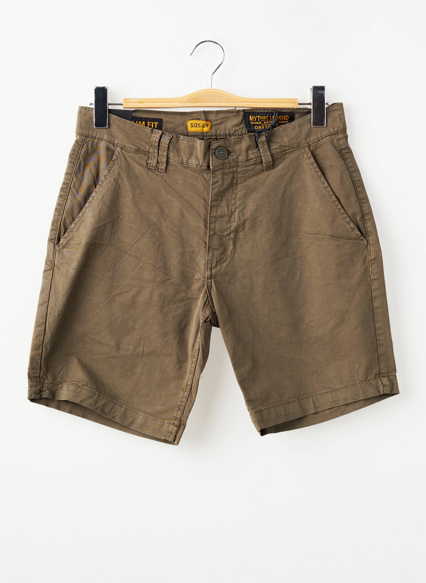 Bermuda stretch taille normale vert DAYTONA homme
