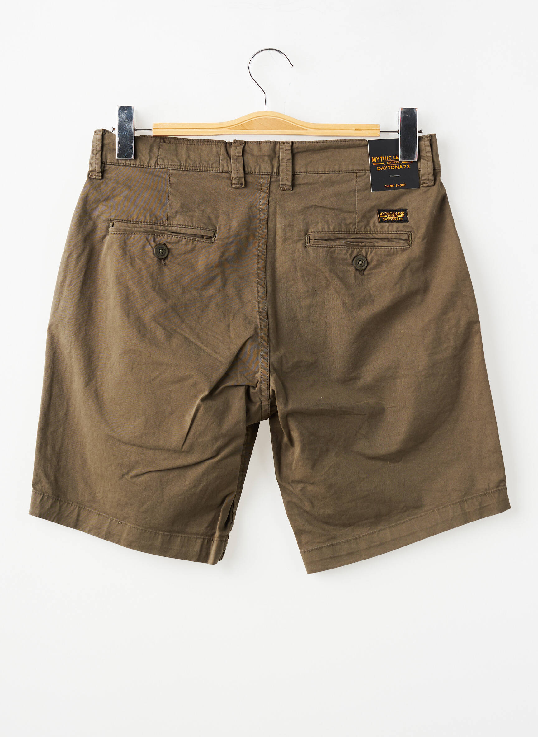 Bermuda stretch taille normale vert DAYTONA homme