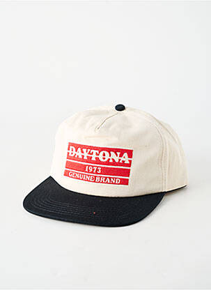 Casquette broderie beige DAYTONA homme