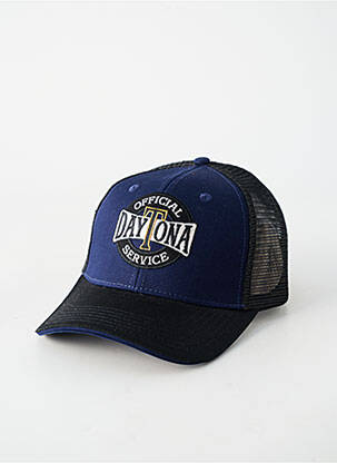 Casquette visière souple noir DAYTONA homme
