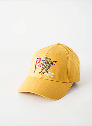 Casquette fermeture scratch jaune DAYTONA homme