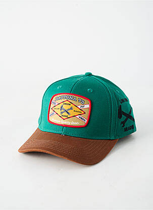 Casquette visière souple vert DAYTONA homme