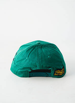 Casquette visière souple vert DAYTONA homme
