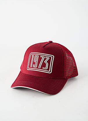 Casquette visière souple rouge DAYTONA homme
