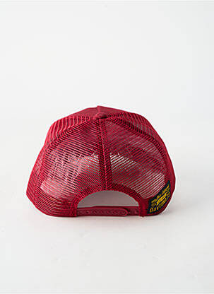 Casquette visière souple rouge DAYTONA homme