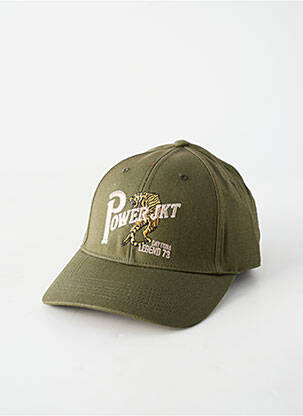 Casquette fermeture scratch vert DAYTONA homme