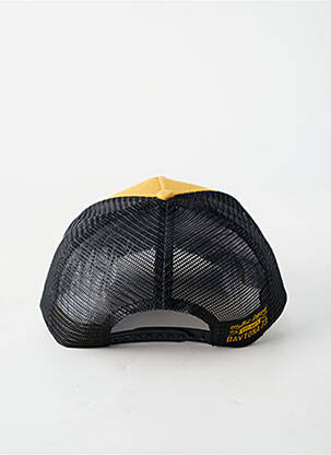 Casquette visière souple jaune DAYTONA homme