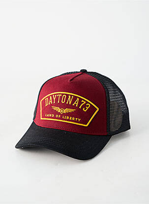 Casquette visière souple noir DAYTONA homme