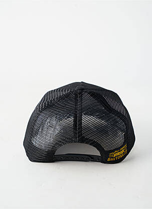 Casquette visière souple noir DAYTONA homme
