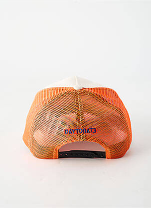Casquette visière souple orange DAYTONA homme