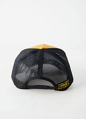 Casquette visière souple jaune DAYTONA homme