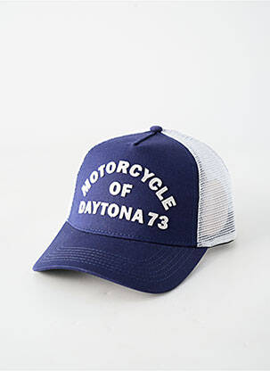 Casquette visière souple bleu DAYTONA homme