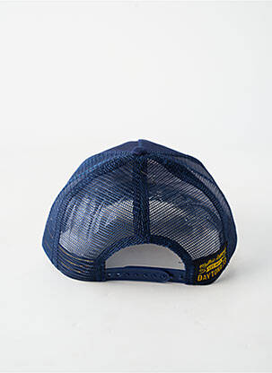 Casquette visière souple bleu DAYTONA homme