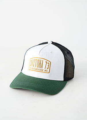 Casquette visière souple vert DAYTONA homme