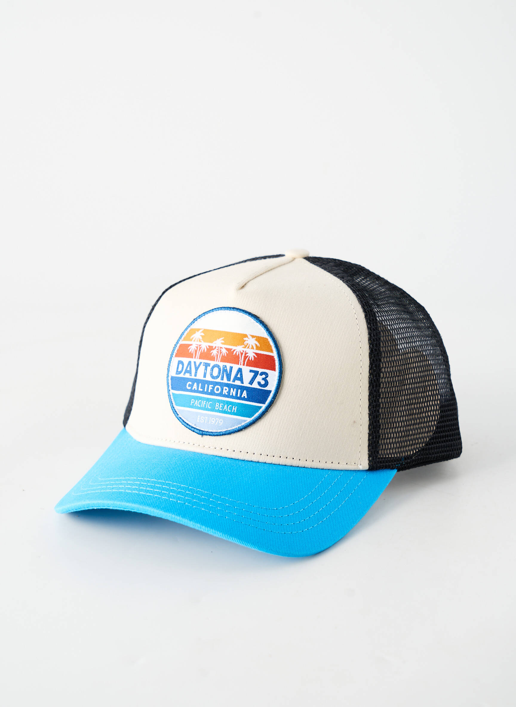 Casquette visière souple bleu DAYTONA homme